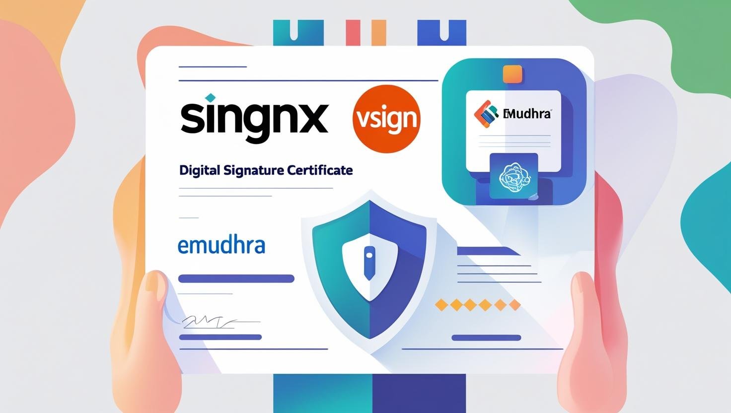 Digital Signature Certificate singnx vsign e mudhra (2)