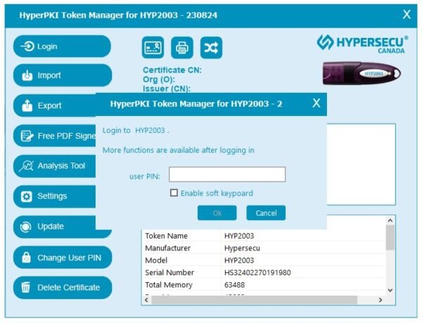 Class 3 Digital Signature Certificates (DSC) Signing or Encryption for Individual or Organization with Token & GST for 2 years and free download support.